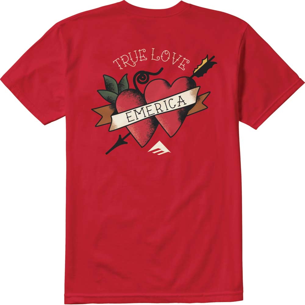 Emerica Love Triangle Red Ανδρικό T-Shirt