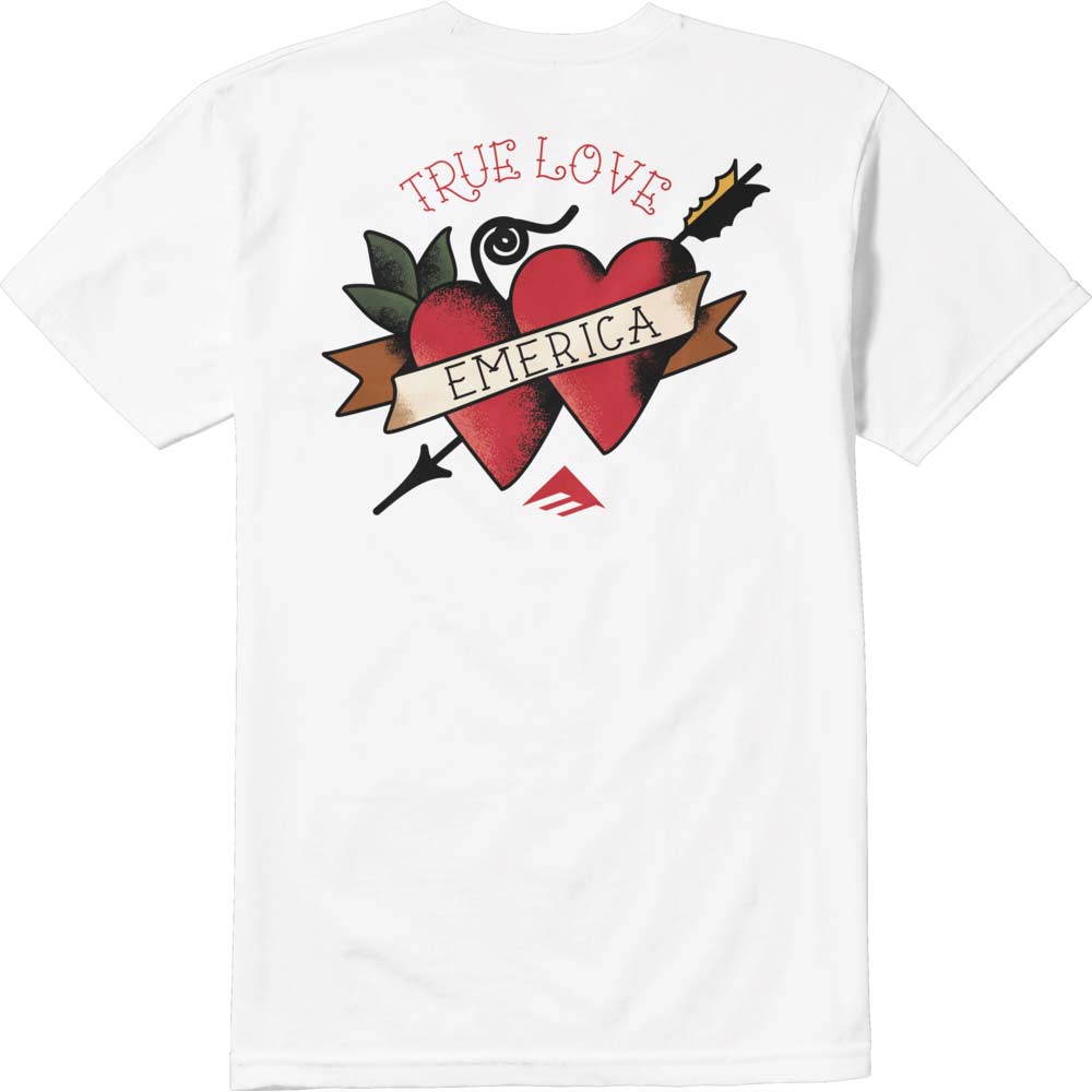 Emerica Love Triangle White Men's T-Shirt