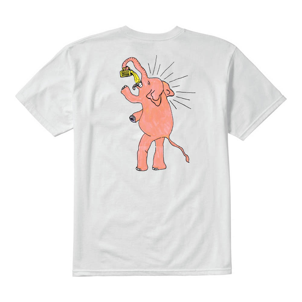 Emerica Pink Elephant White Men's T-Shirt