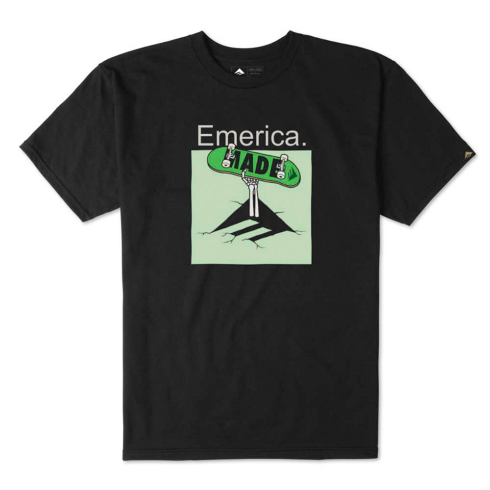Emerica Skeleton Crew Black Ανδρικό T-Shirt