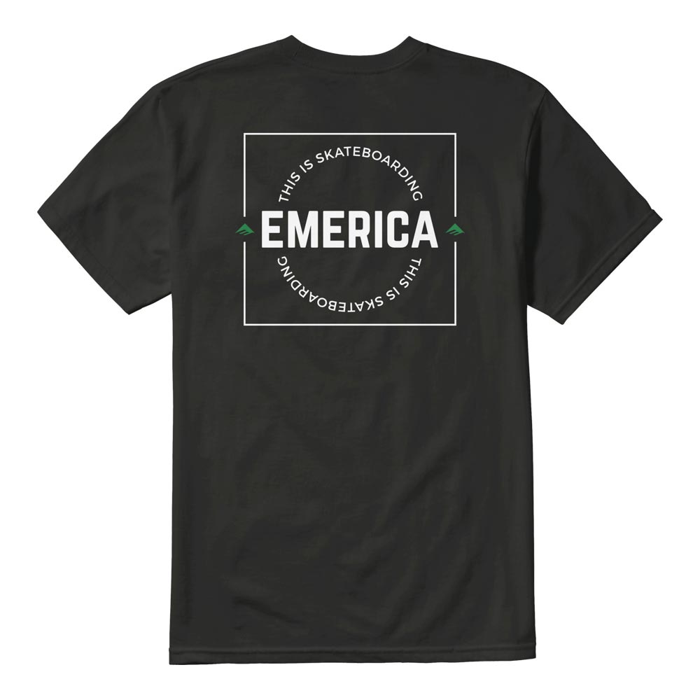 Emerica Statement Black Ανδρικό T-shirt