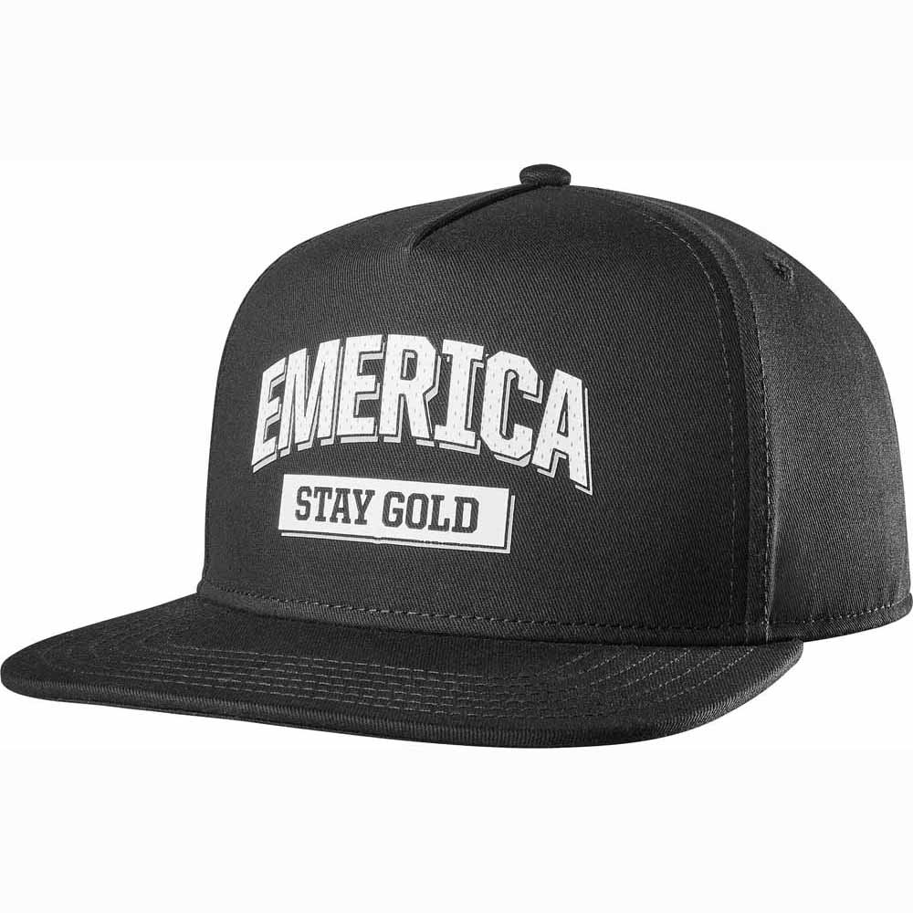 Emerica Team Stay Gold Snapback Black Hat