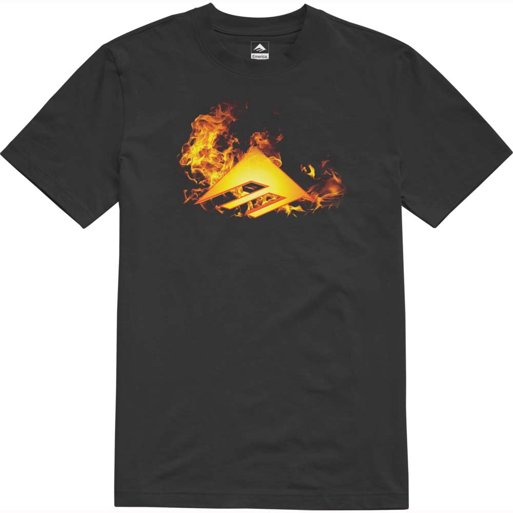 Emerica Triangle Blaze Black Men's T-Shirt
