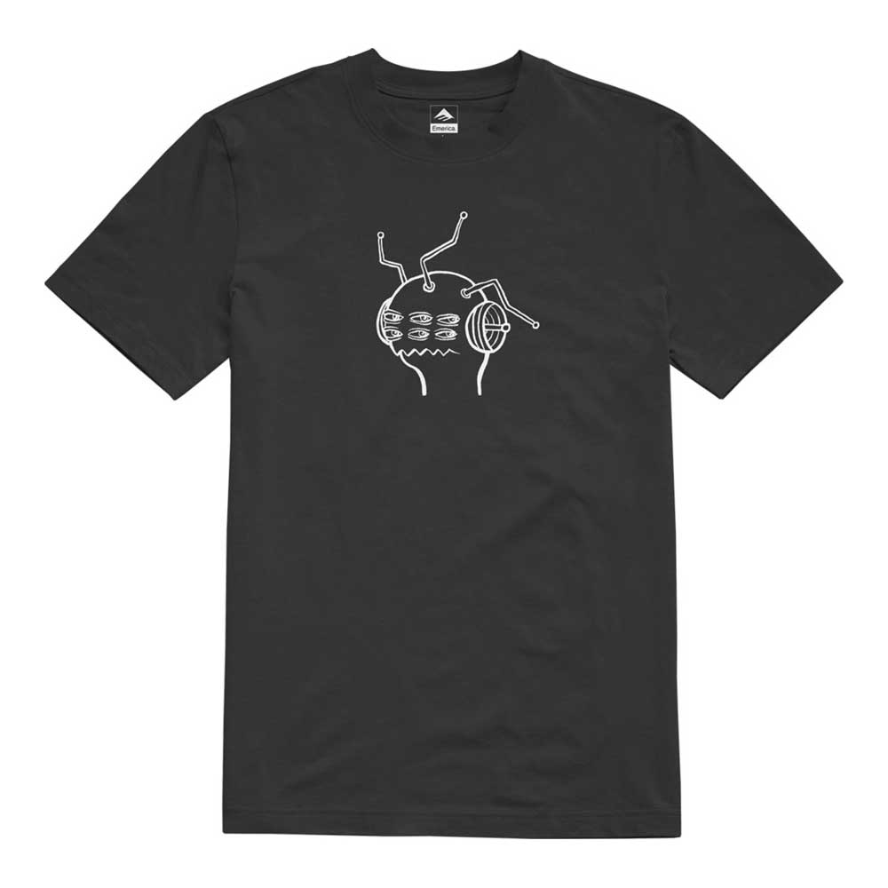 Emerica X Toy Machine Antenna Black Ανδρικό T-Shirt