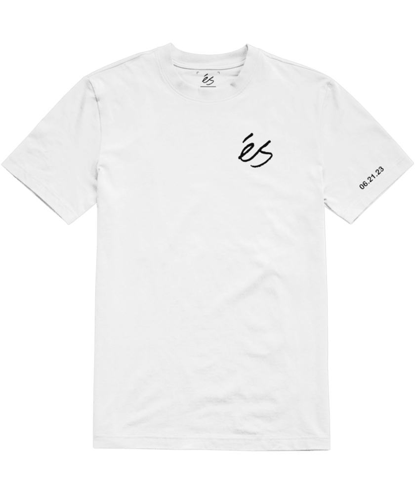 Es Go Skate Tee White Ανδρικό T-Shirt