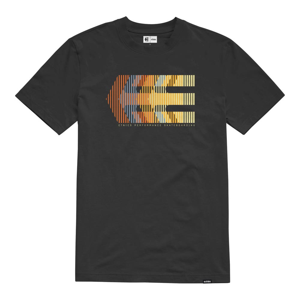 Etnies Afterburn Black Orange Men's T-Shirt
