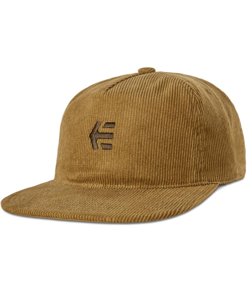 Etnies Arrow Cord Strapback Brown Hat