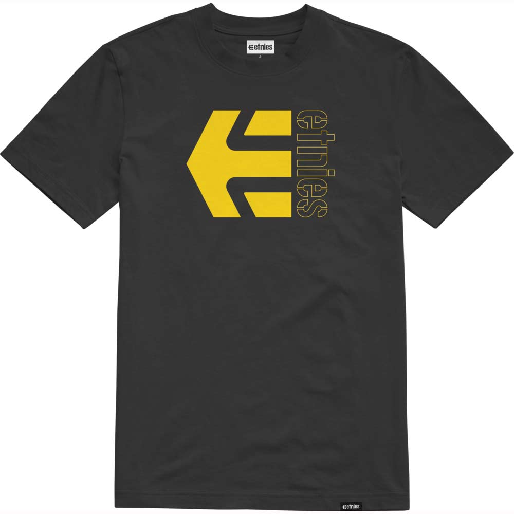 Etnies Corp Combo Black Yellow Ανδρικό T-Shirt