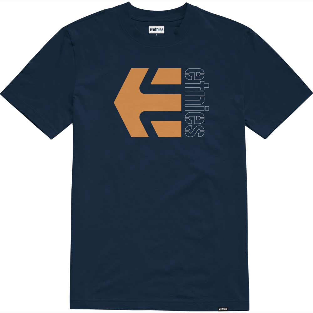 Etnies Corp Combo Navy Orange White Men's T-Shirt