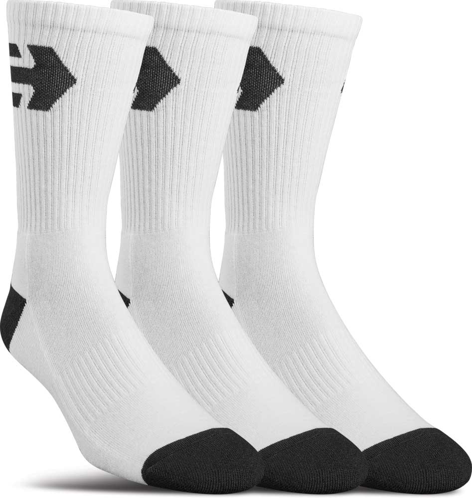 Etnies Direct 3-Pack White Socks