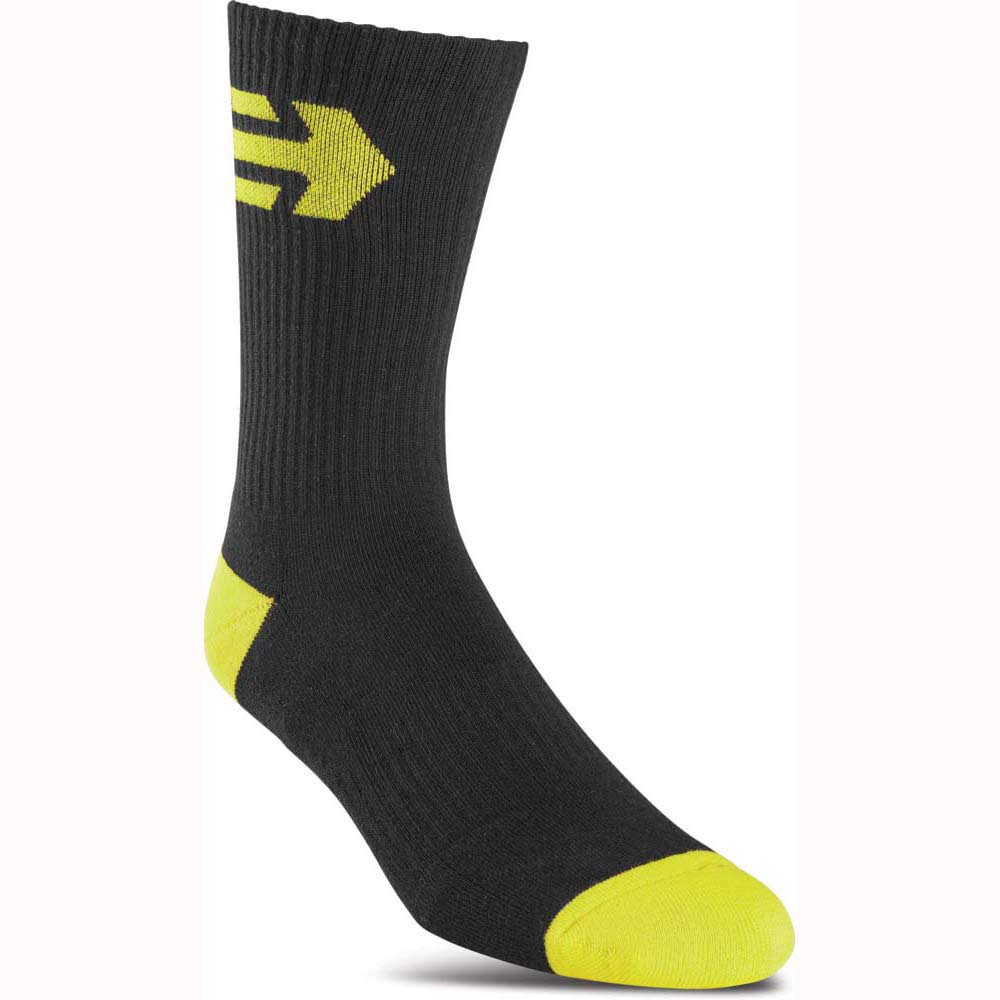 Etnies Direct Black Yellow Socks