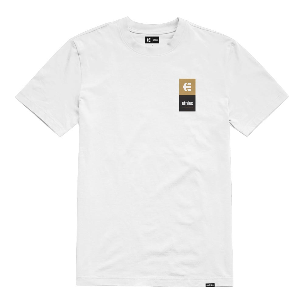 Etnies Eblock Stack White Gold Men's T-Shirt