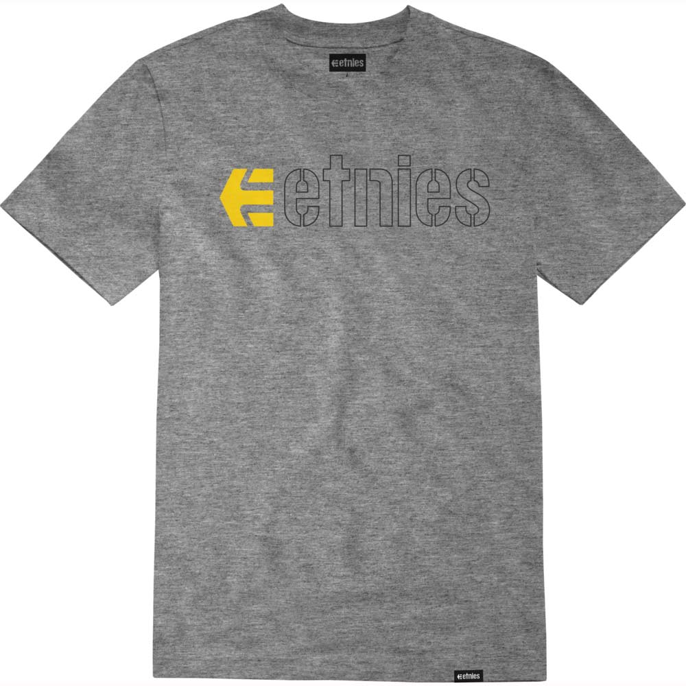 Etnies Ecorp Grey Yellow Ανδρικό T-Shirt