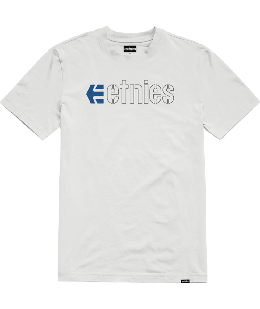 Etnies Ecorp Tee White Blue Black Men's T-Shirt