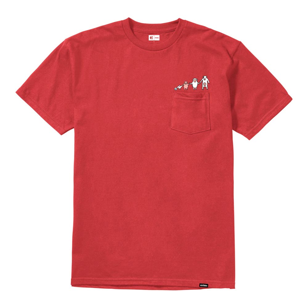 Etnies Family Pocket Red Men's T-Shirt