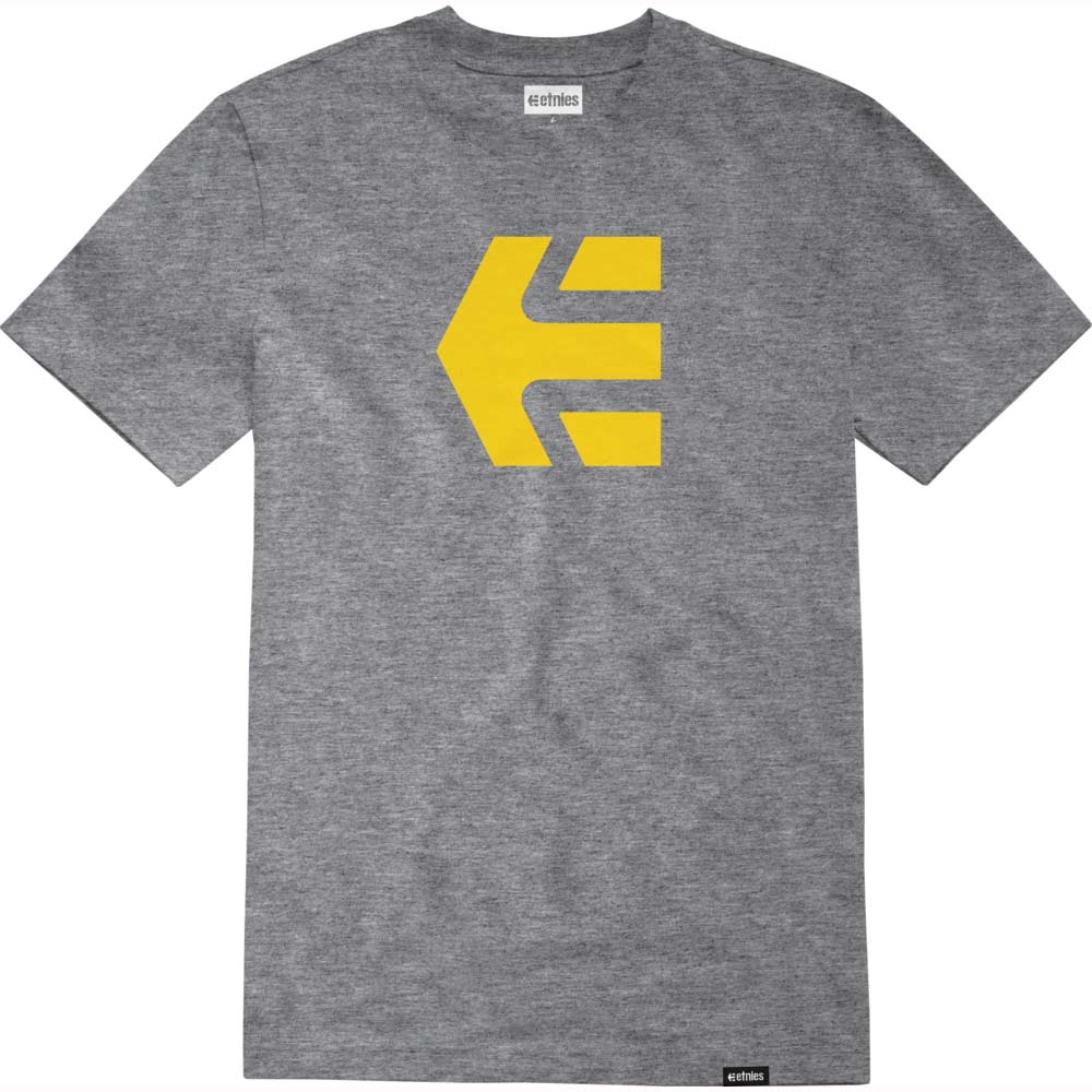 Etnies Icon Grey Yellow Ανδρικό T-Shirt
