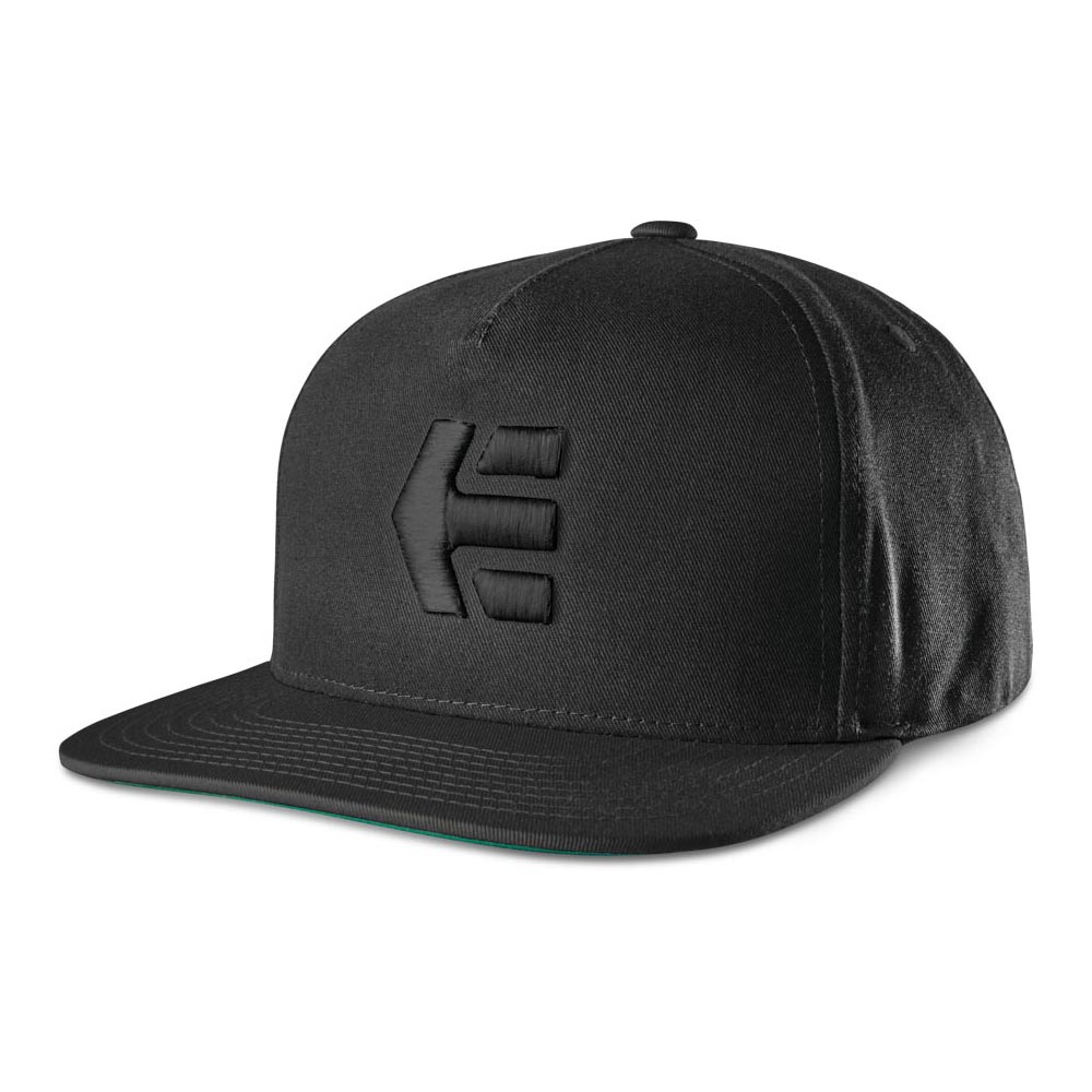 Etnies Icon Snapback Black Black Hat