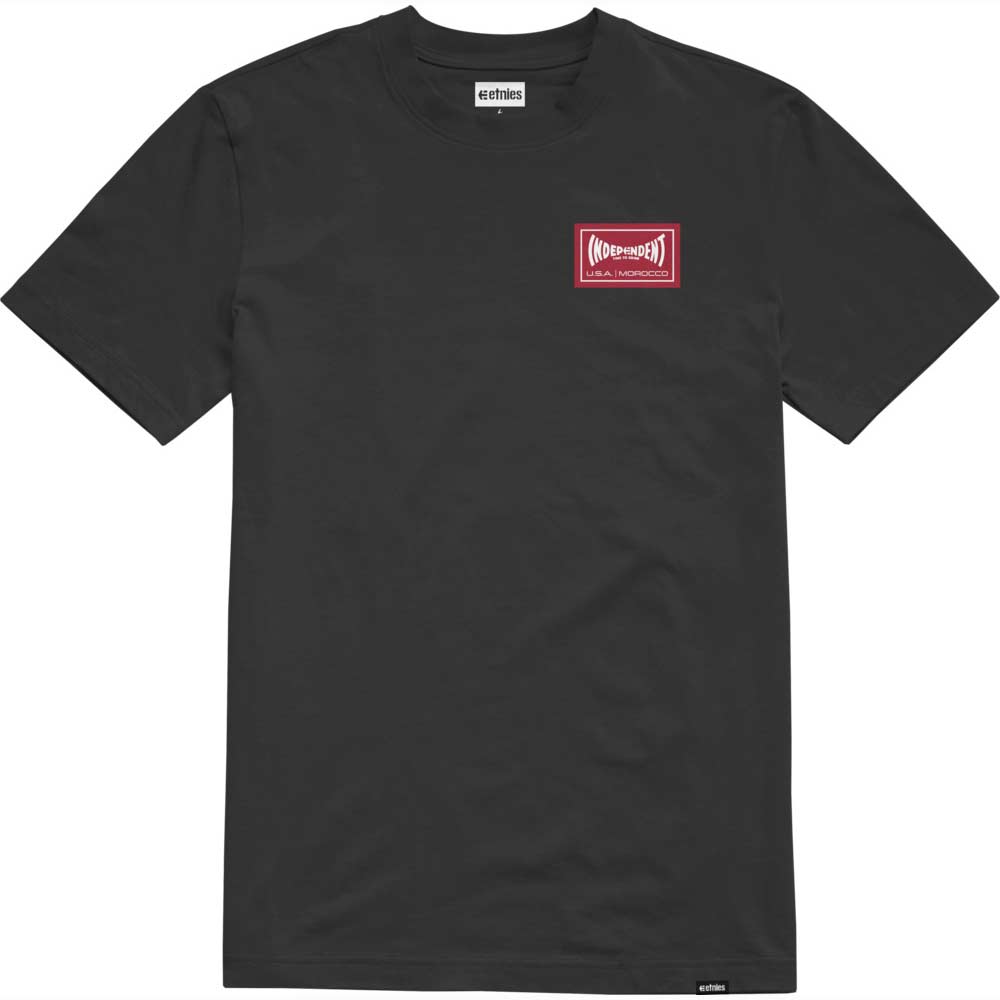 Etnies Independent Wash Black Ανδρικό T-Shirt