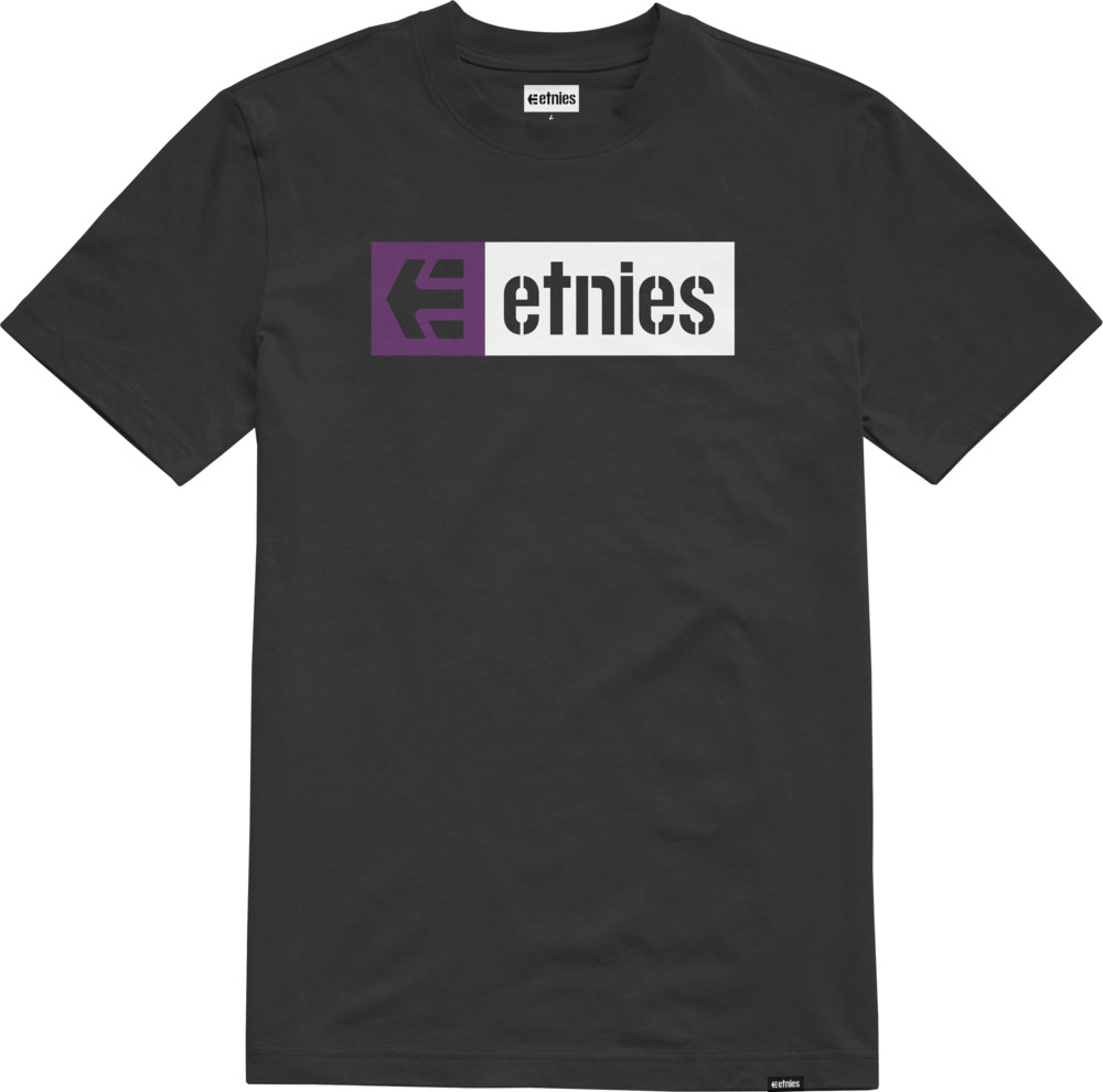 Etnies New Box Black Purple Men's T-Shirt