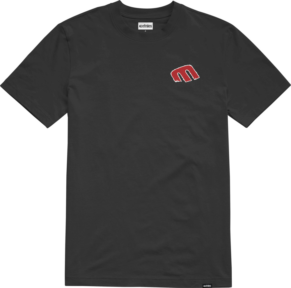 Etnies Rebel E Black Red Men's T-Shirt