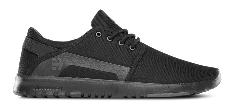 Etnies Scout Black/Grey/Black Men's Shoes
