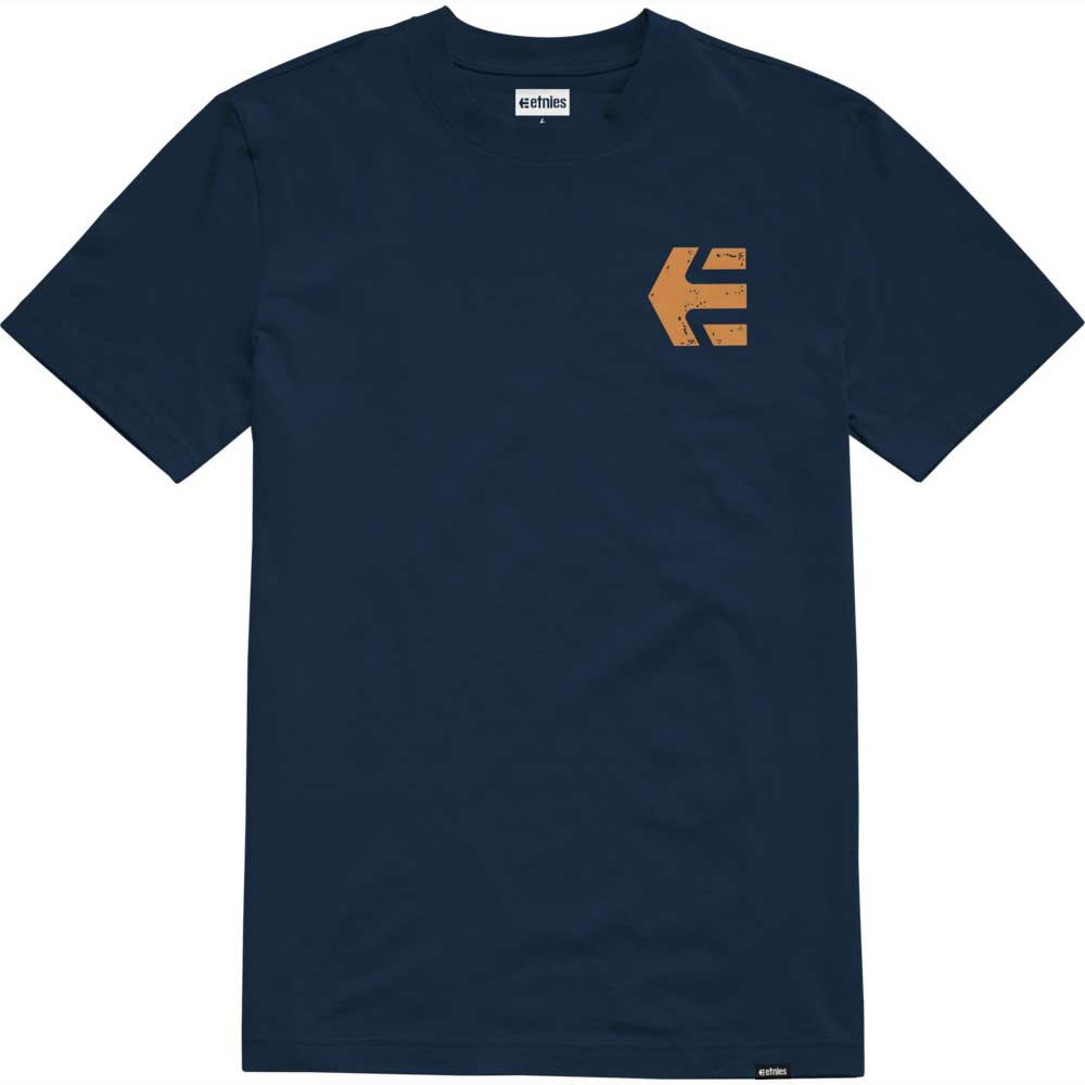 Etnies Skate Co Navy Orange Men's T-Shirt