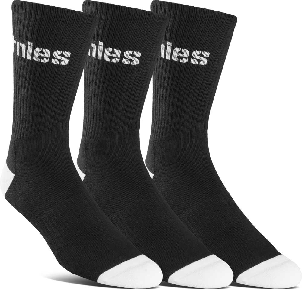 Etnies Stencil Icon 3-Pack Black Κάλτσες