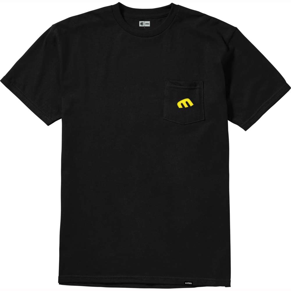 Etnies Style E Pocket Black Yellow Ανδρικό T-Shirt