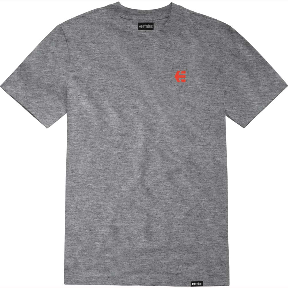 Etnies Team Embroidery Grey Red Men's T-Shirt