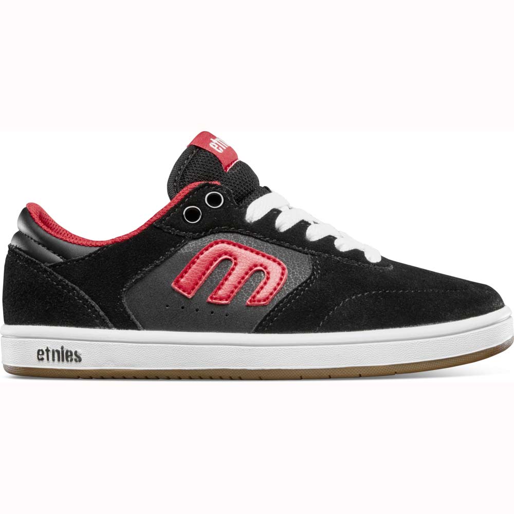 Etnies Windrow Kids Black Red White Kids Shoes