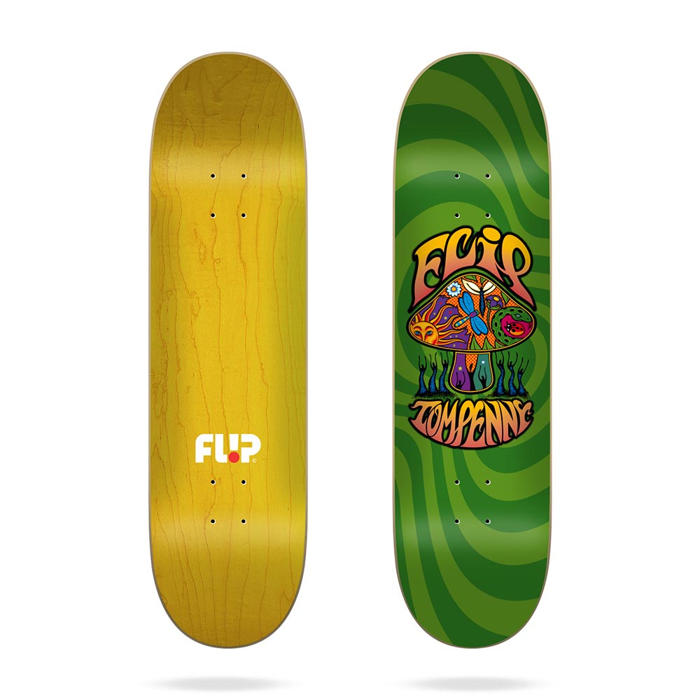 Flip Penny Loveshroom Green 8.25'' Skateboard Deck