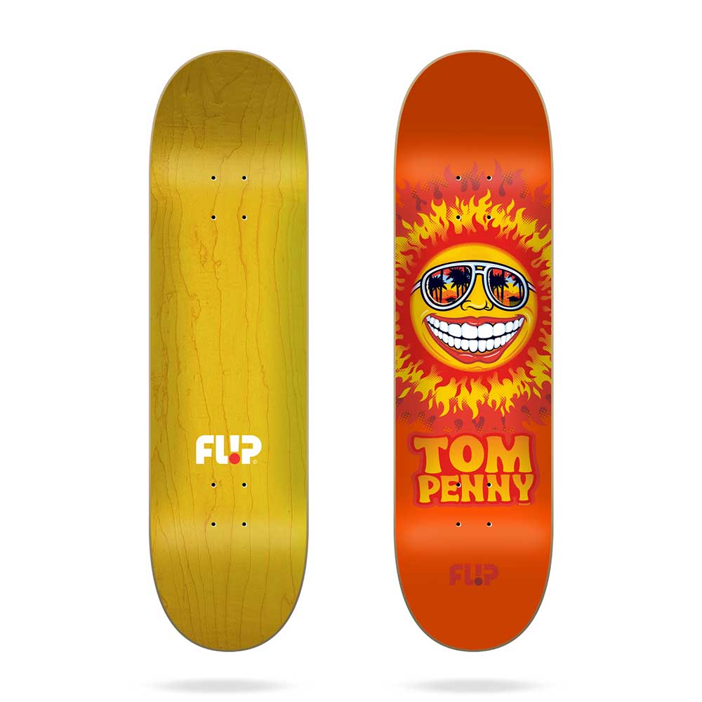 Flip Penny Sun Orange 8.25'' Skateboard Deck