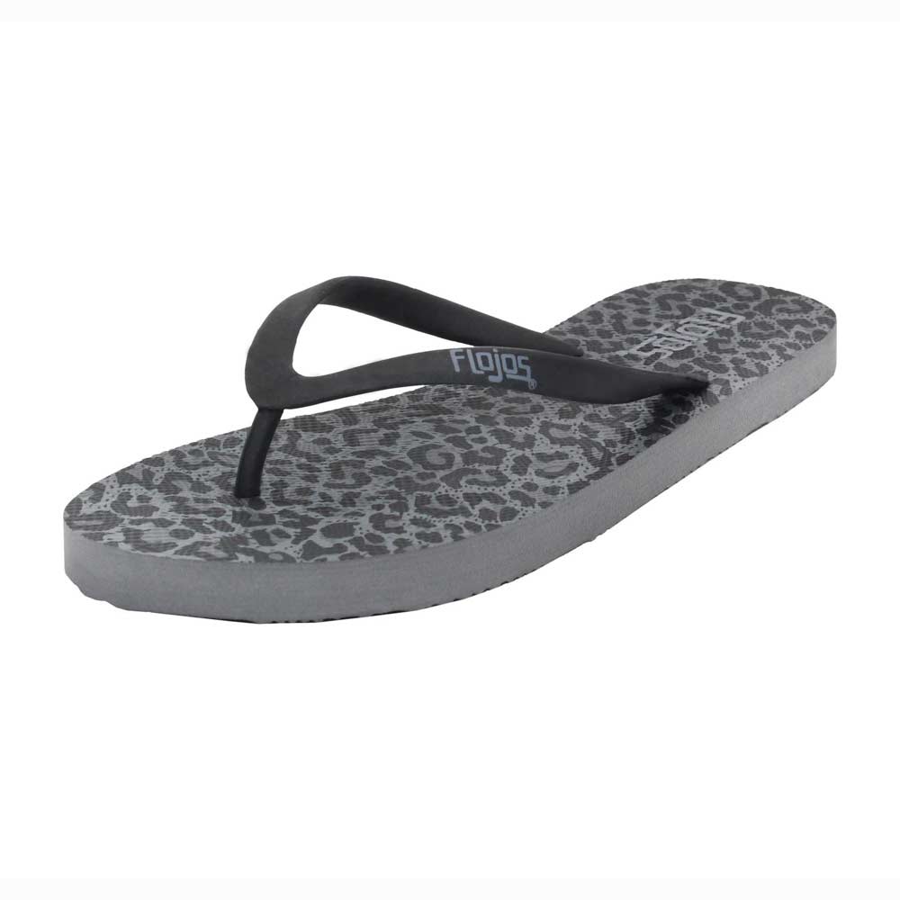 Flojos Kai Black Leopard Women's Sandals
