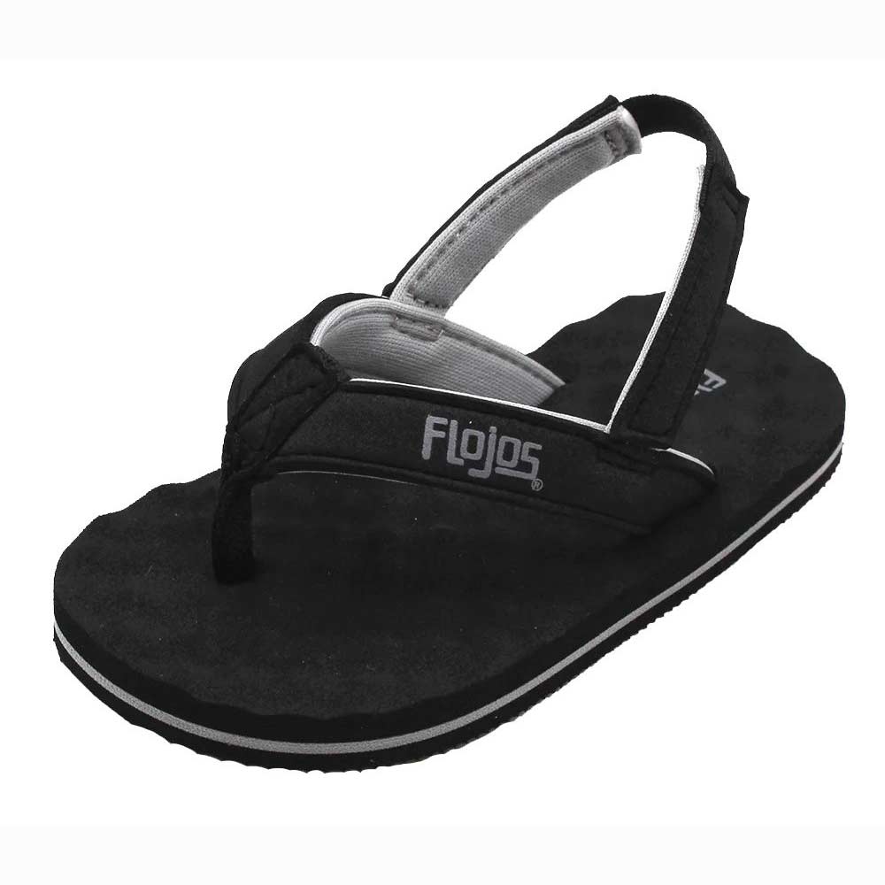 Flojos Tyke Infant Black Kids Sandals