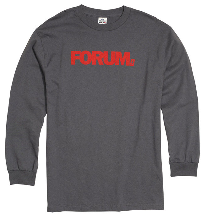 Forum Corp Stack Charcoal/Grey Men's Long Sleeve T-Shirt