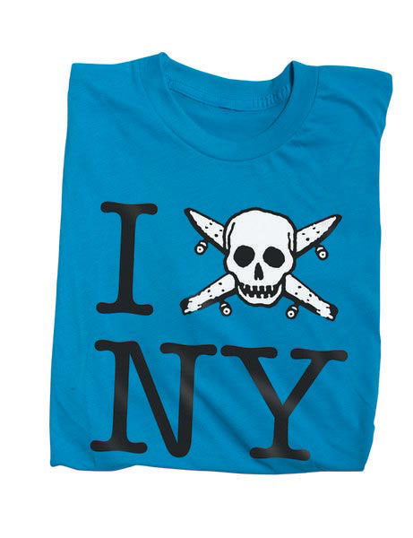Fourstar  City Love NY Neon Blue Men's T-Shirt