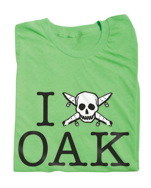 Fourstar City Love OAK Neon Green Men's T-Shirt