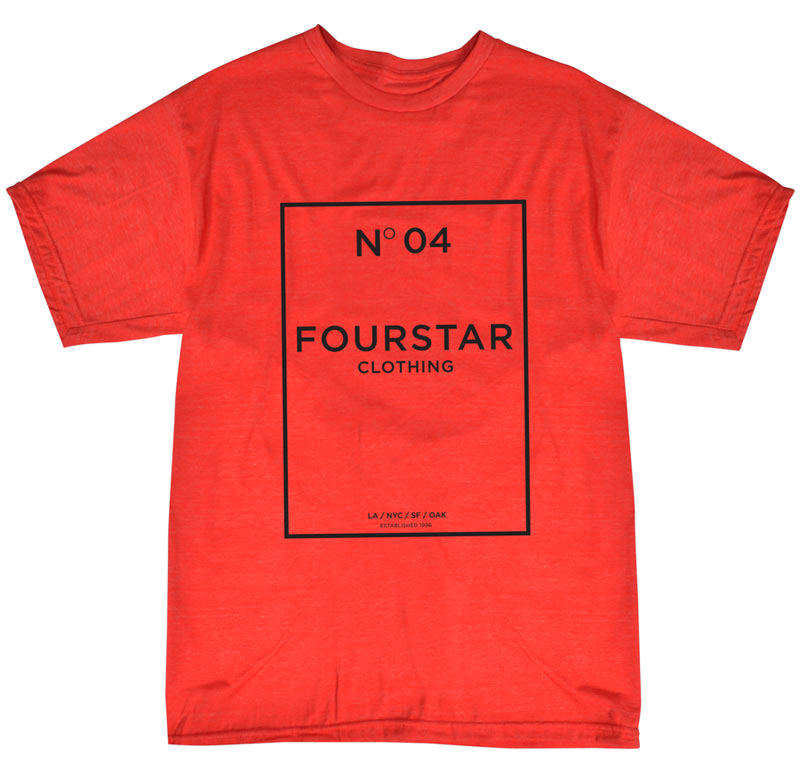 Fourstar No. 04 Tri Red Ανδρικό T-Shirt