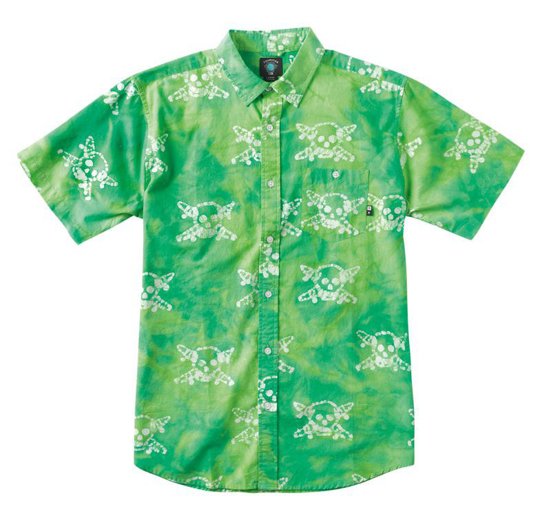 Fourstar Pirate Batik Green Men's Shirt
