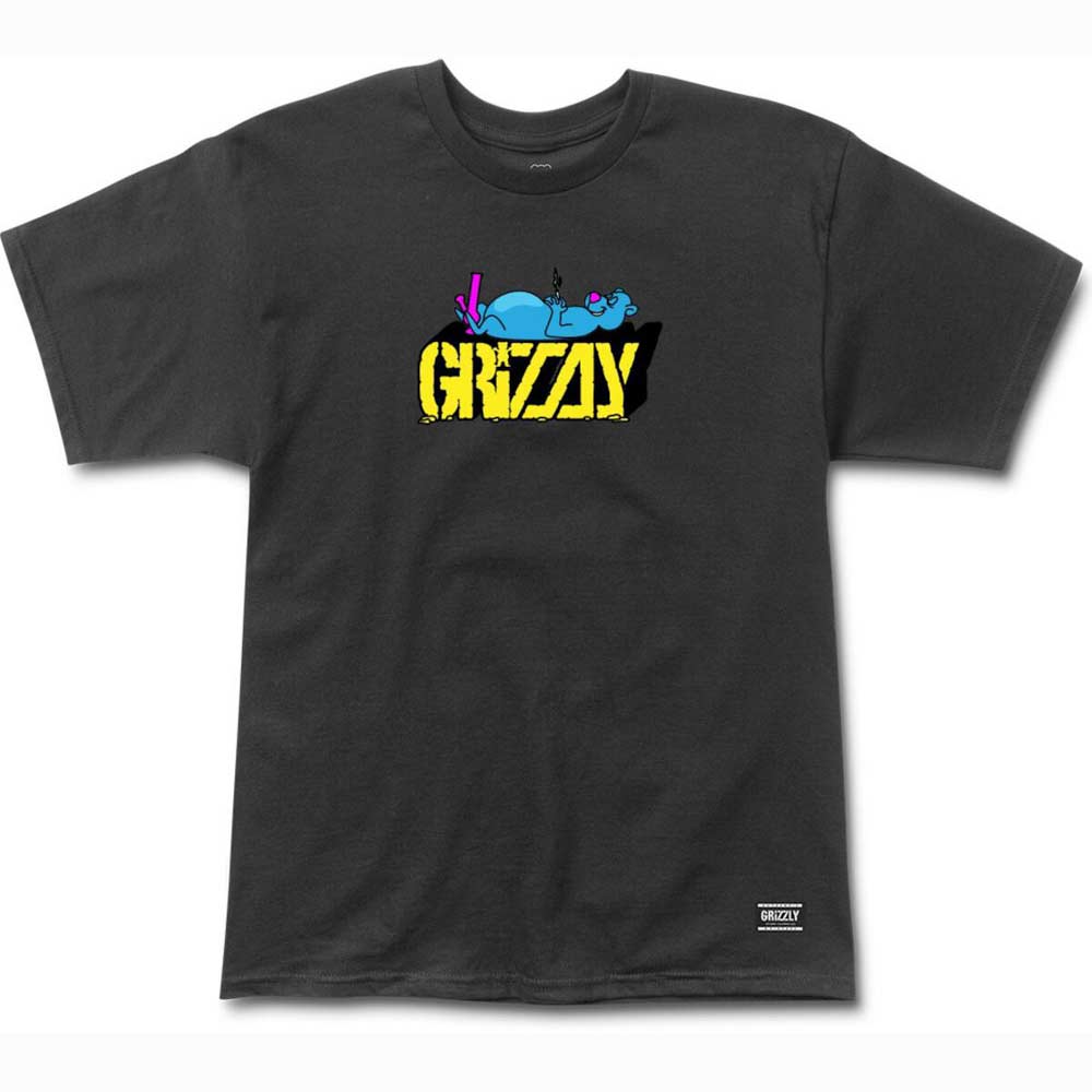 Grizzly Couch Potato Tee Black Men's T-Shirt