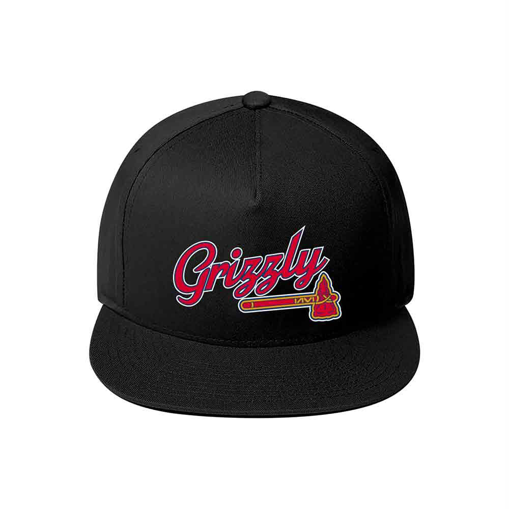 Grizzly Hotlanta Unstructured Snapback Black Καπέλο