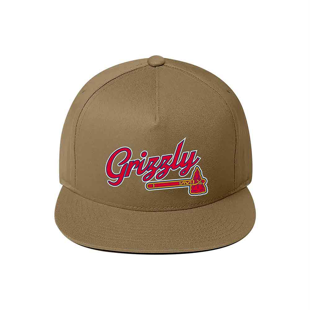 Grizzly Hotlanta Unstructured Snapback Khaki Hat