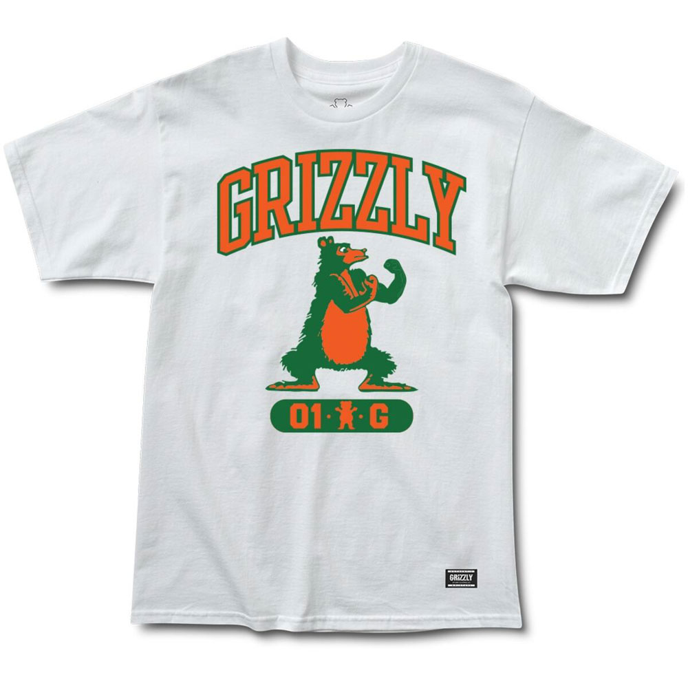 Grizzly Put Em Up White Men's T-Shirt