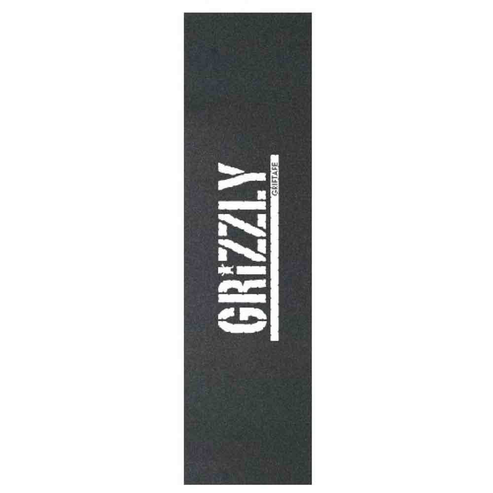 Grizzly Stamp Print Griptape White