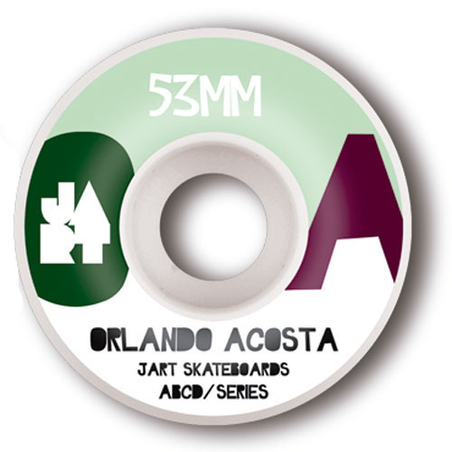Jart Alphabet 53mm Acosta Wheels