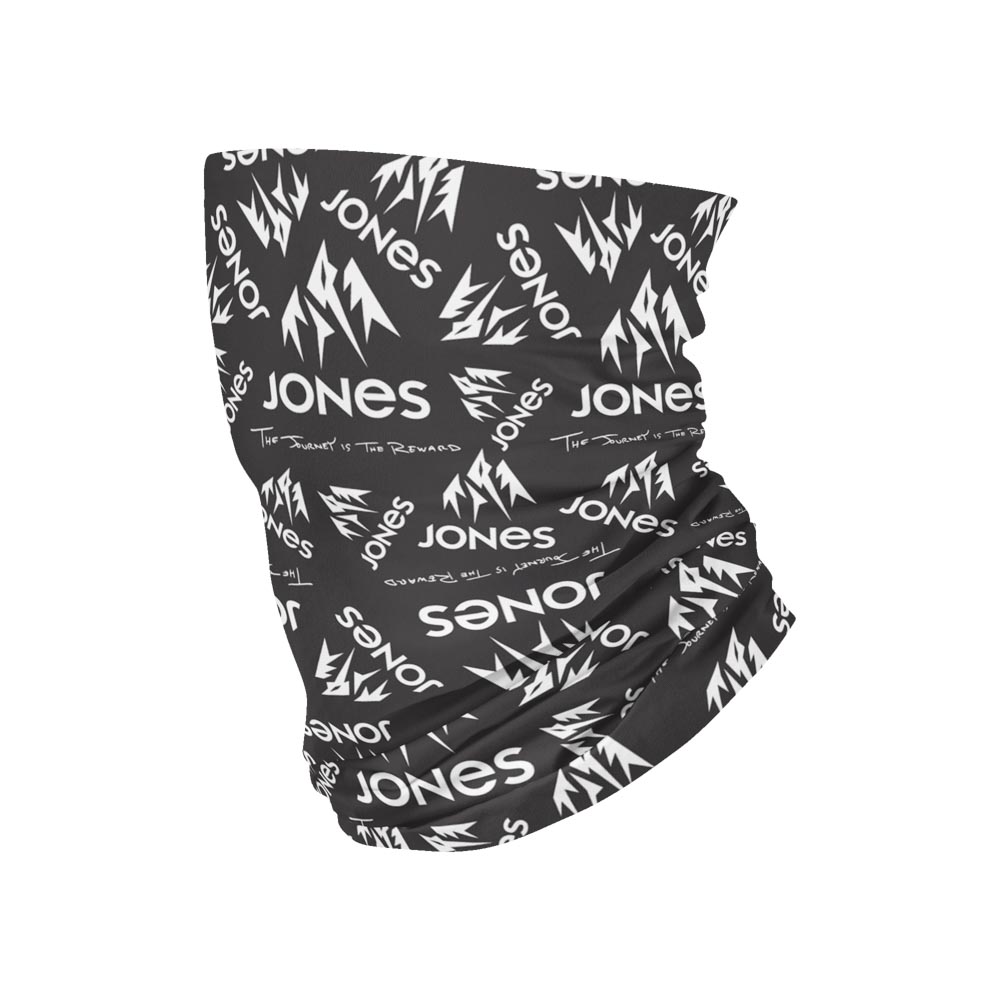 Jones Neckwarmer Fleece Lined Logos Black
