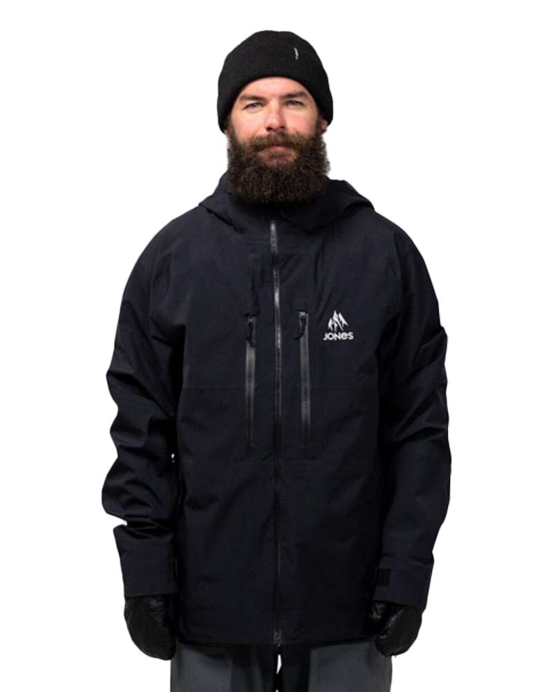 Jones Shralpinist Stretch Recycled Jacket Stealth Black Ανδρικό Μπουφάν Snowboard