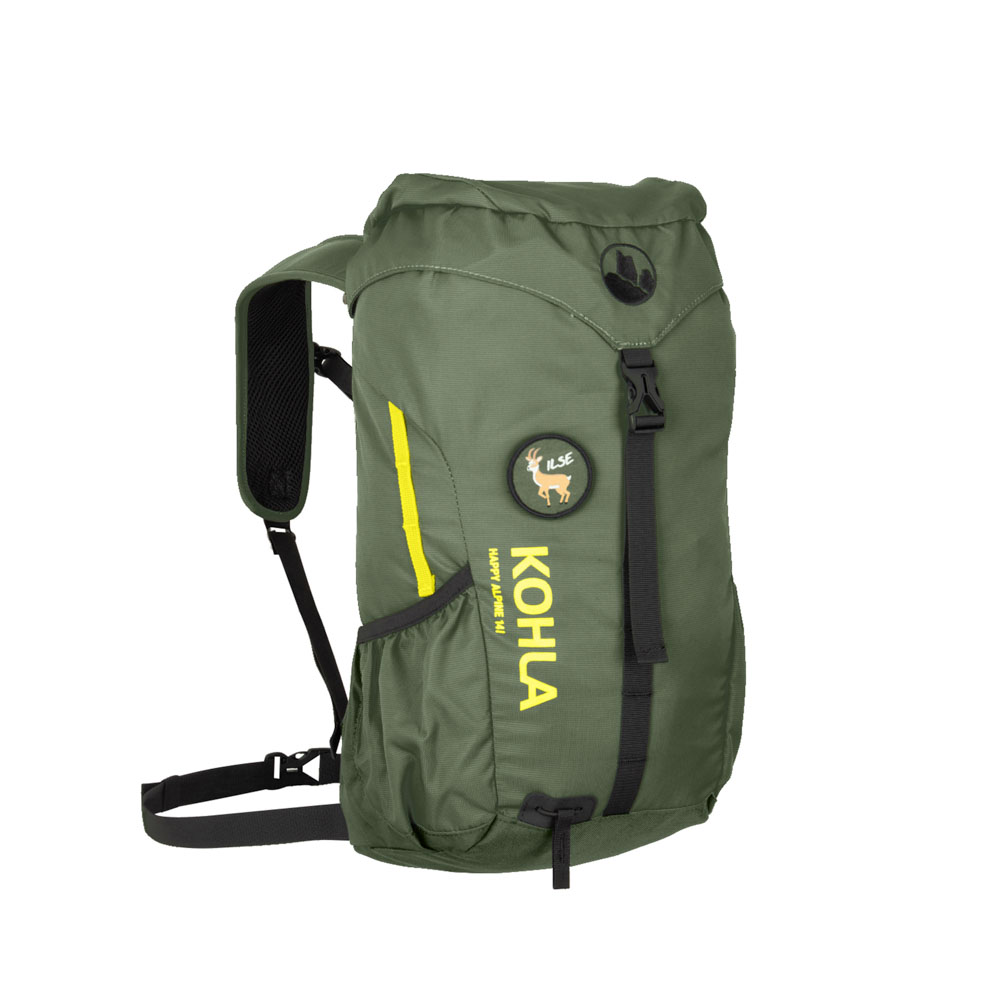 Kohla Rucksack Happy Alpine 14L - Bronze Green Kids Backpack