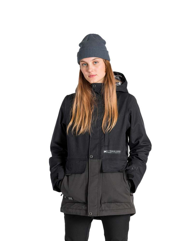 L1 Anwen Black Phantom Women's Snow Jacket