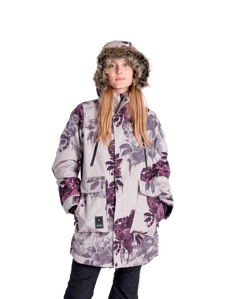 L1 Fairbanks Ghosted Print Women's Snow Jacket